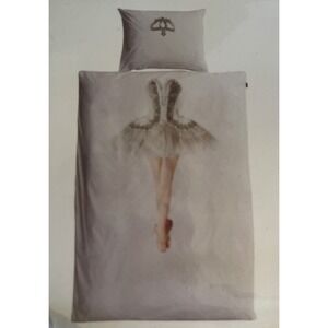 Snurk Bedding Set Duvet Pillowcase Ballerina Ballet Dancer Kids Photo Print Twin